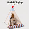 Semi-Enclosed Tent Bed for Cats and Dogs
