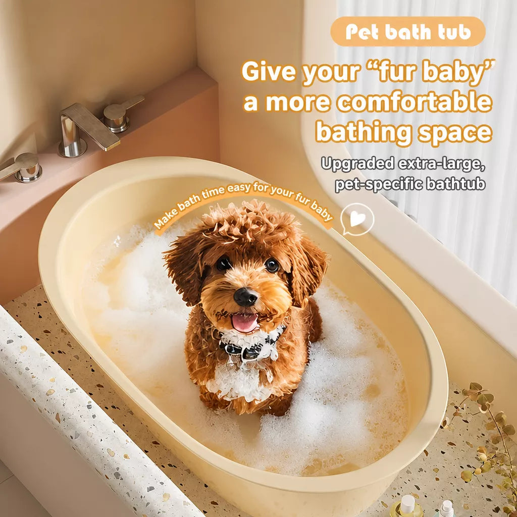 Pet Bath Tub for Small Dogs and Cats