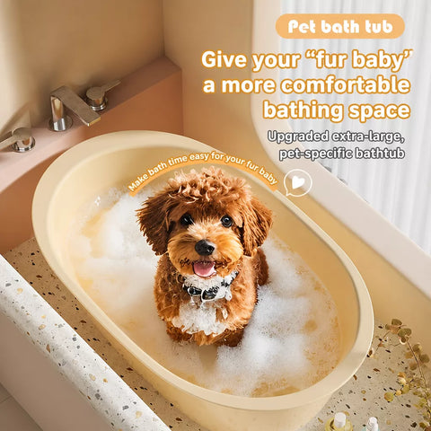 Pet Bath Tub for Small Dogs and Cats
