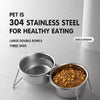 Elevated Stainless Steel Pet Bowl Stand