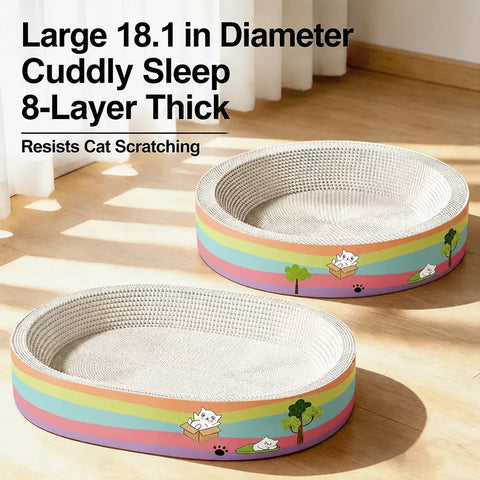 Corrugated Cardboard Cat Scratcher Lounge