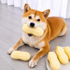 Peanut-Shaped Squeaky Dog Toy for Small and Large Breeds