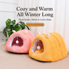 Semi-Enclosed Tunnel Fleece Cat Bed