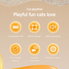 Interactive Electric Cat Toy with Feather and Fur Ball Accessories