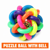 Rainbow Bell Rope Ball Toy for Cats and Dogs