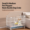 Stackable Resin Pet Crate with Tray
