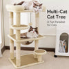 Compact Cat Tree with Space Capsule Hideaway