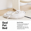 Semi-Enclosed Washable Cat Bed for Year-Round Use