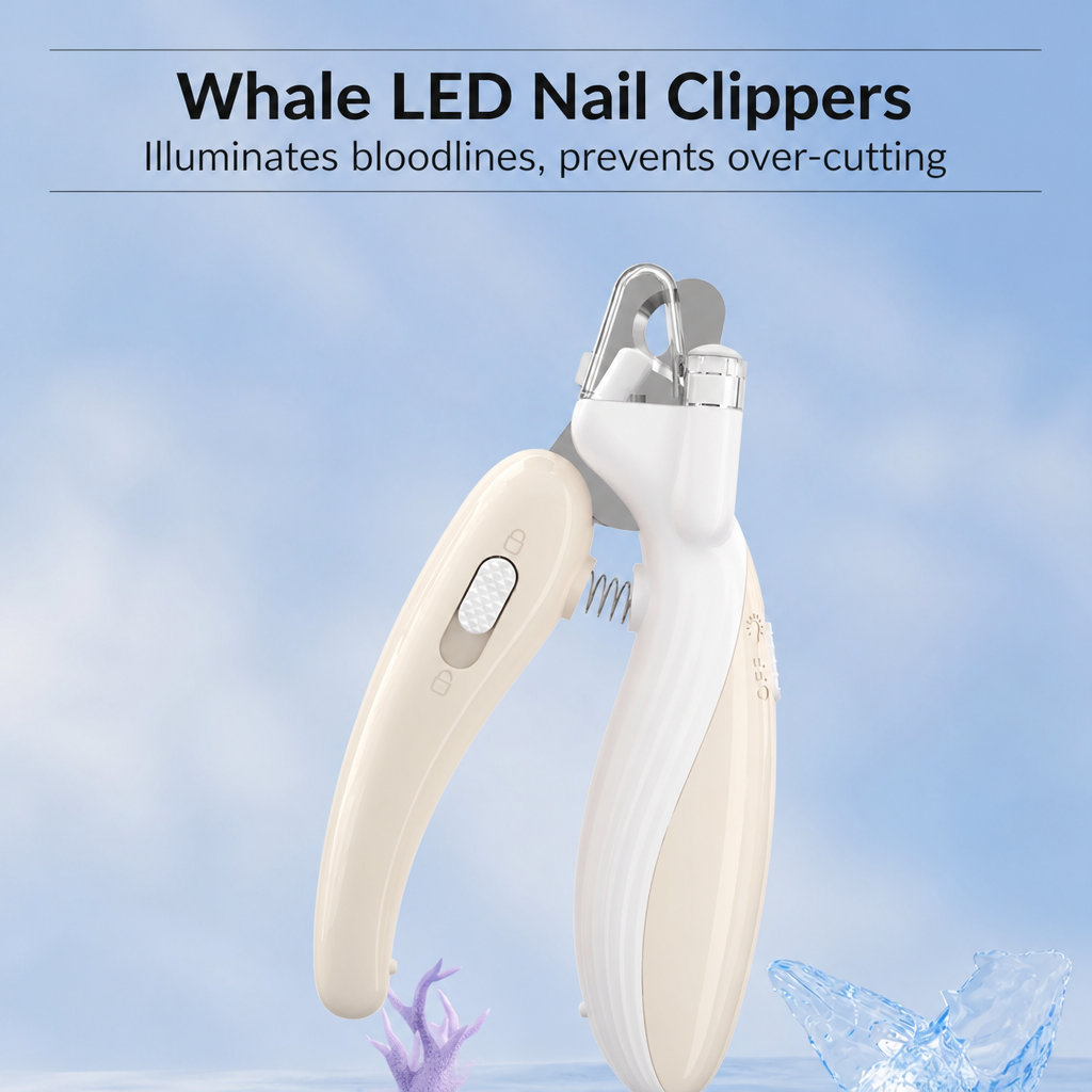 LED Pet Nail Clippers for Cats & Dogs