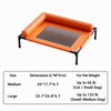 Elevated Faux Leather Pet Bed - p-00149