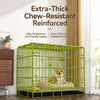 Indoor Iron Dog Crate with Tray for Small Dogs