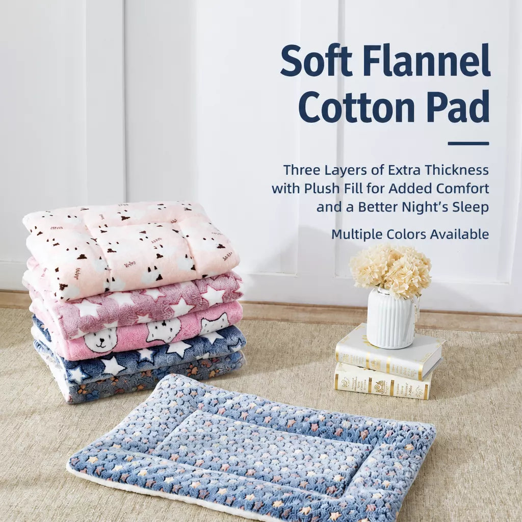 Three-Layer Pet Bed Mat for Dogs & Cats