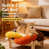 Flower-Shaped Cat & Small Dog Bed with Removable Cover and Stand