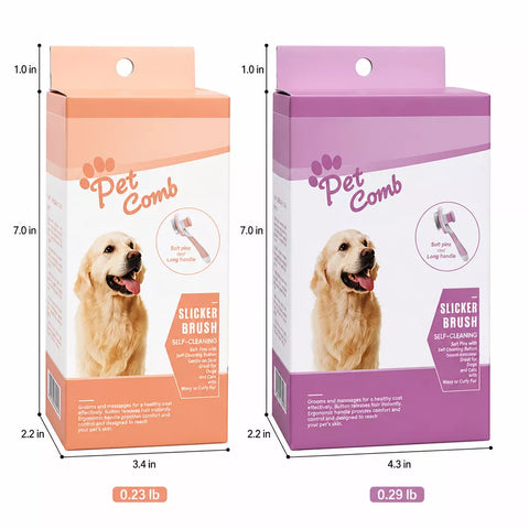 Self-Cleaning Deshedding Comb for Dogs & Cats