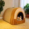Enclosed Pet Bed House with Removable, Washable Design