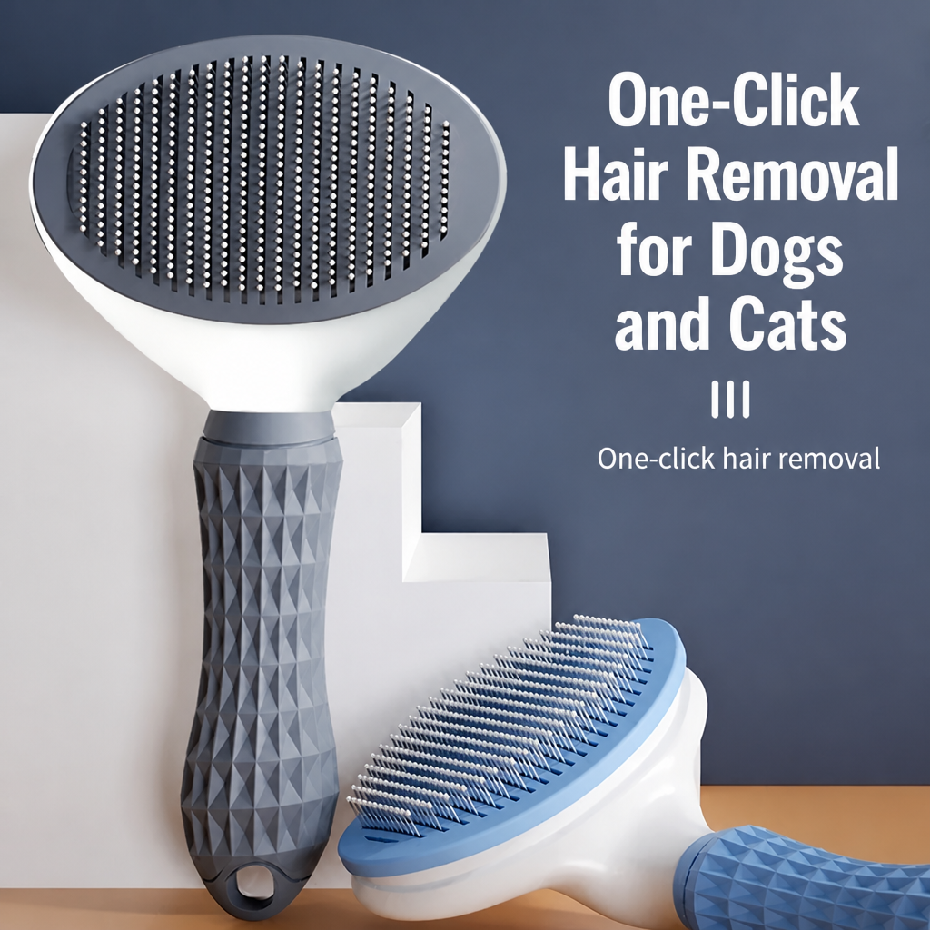 Self-Cleaning Pet Brush for Dogs & Cats