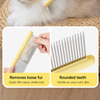 3-Piece Stainless Steel Pet Grooming Comb Set