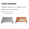 Elevated Dog Cot with Fabric Sleeping Surface