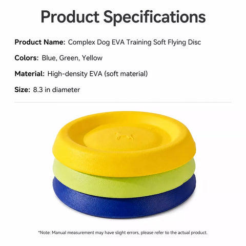 Floating Dog Frisbee Toy for Fetch and Water Play