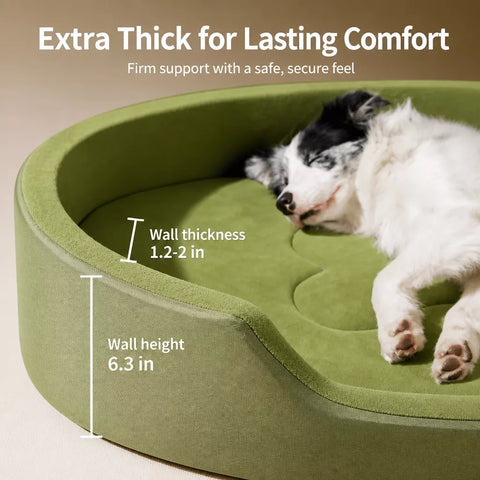All-Season Removable Washable Polyester Dog Bed