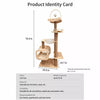 Cat Tree with Hideaway, Scratching Post and Toy