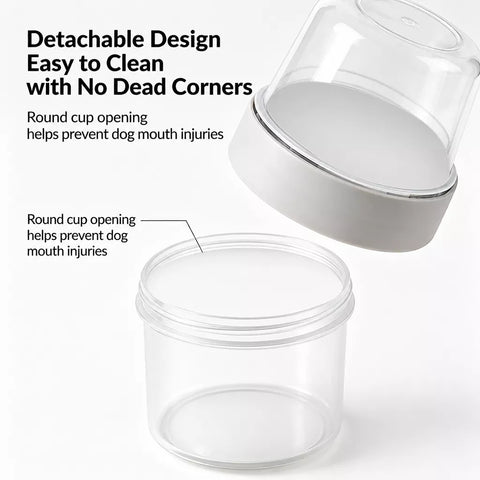 2-in-1 Portable Dog Water Bottle & Treat Container