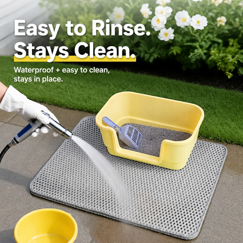 Double-Layer Cut-to-Fit Cat Litter Mat
