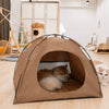 Portable Enclosed Pet Tent Bed for Cats and Small Dogs