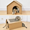 Corrugated Cardboard Cat Scratcher House