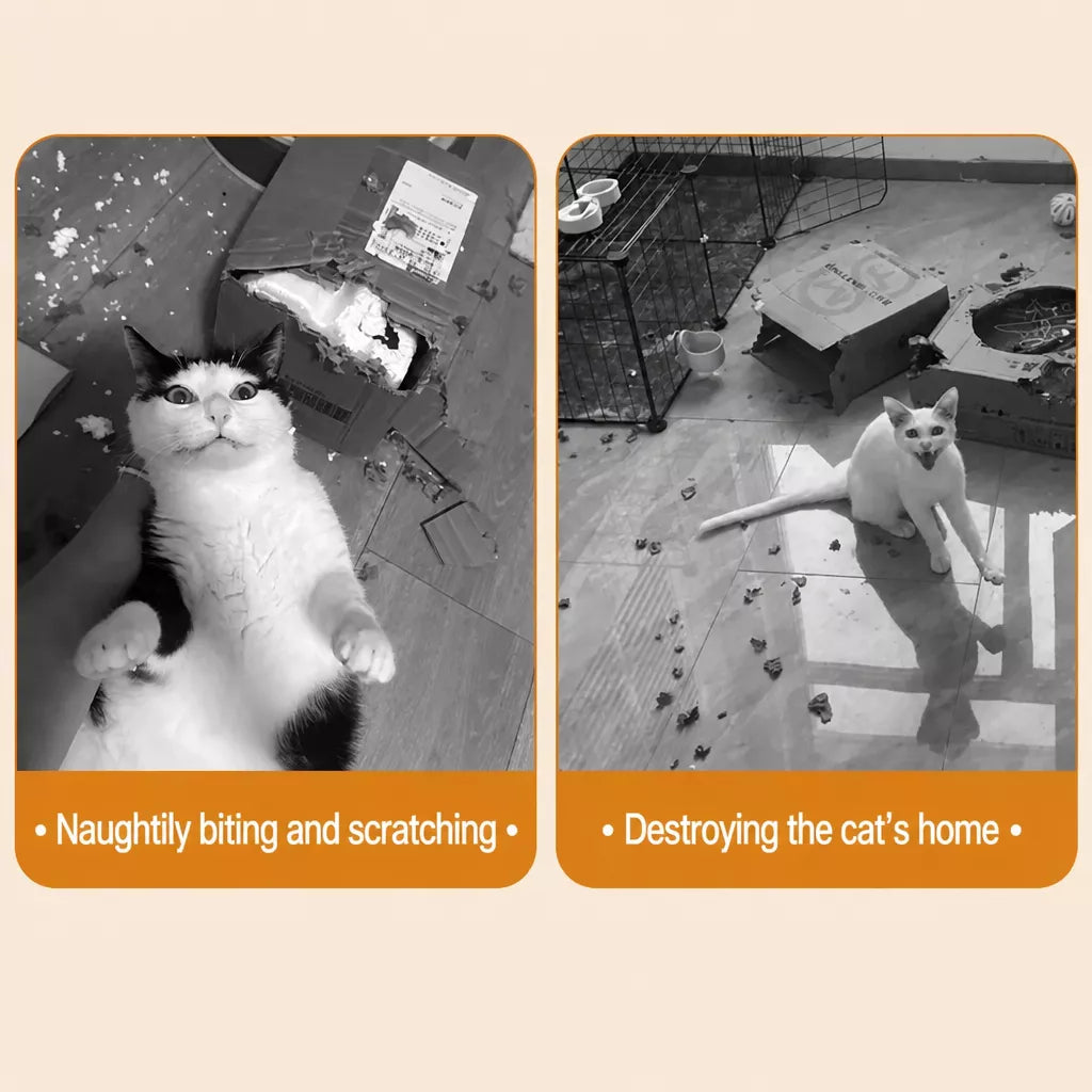 Self-Adhesive Wall-Mounted Felt Cat Scratcher