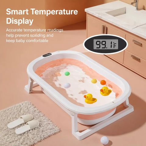 Pet Bath Tub with Drain for Small to Medium Dogs & Cats