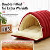 Semi-Enclosed EPE Foam Pet Bed for Cats & Dogs