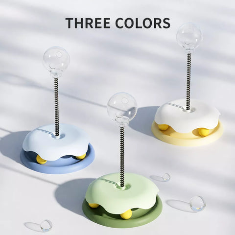 Interactive Cat Treat Spinner Toy