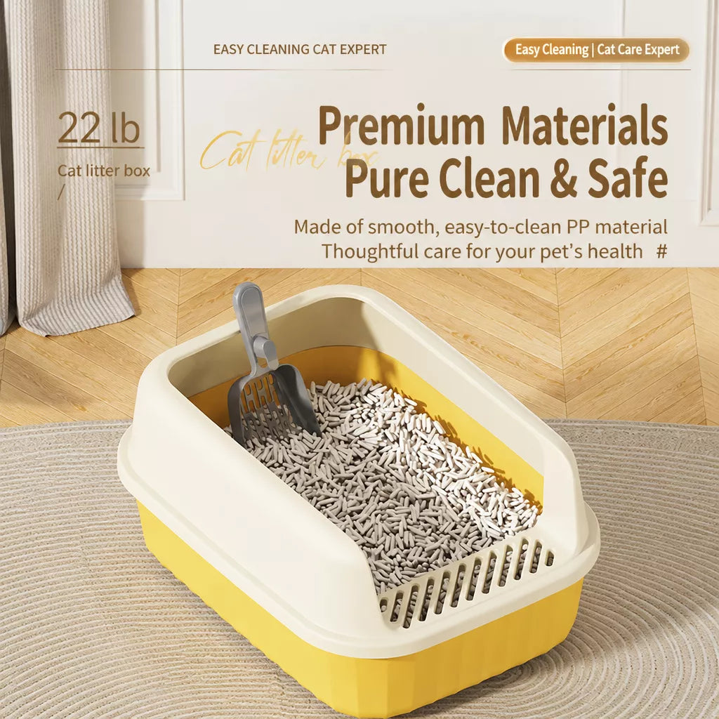Extra-Large Semi-Enclosed Cat Litter Box p-05685