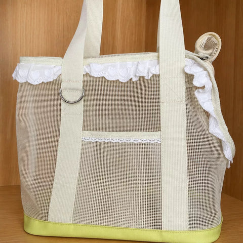 Breathable Mesh Crossbody Pet Carrier