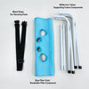 Foldable Pet Grooming Stand for Bathing and Nail Trimming
