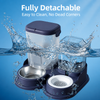 Non-Electric Pet Water Dispenser with Integrated Bowl