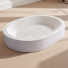 Oval Corrugated Paper Cat Scratcher Lounge