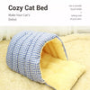Enclosed Pet Bed for Cats & Small Dogs