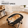 Foldable Elevated Pet Cot for Cats and Dogs