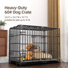 Indoor Iron Dog Crate with Tray for Small Dogs