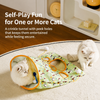 Foldable Crinkle Cat Tunnel Toy