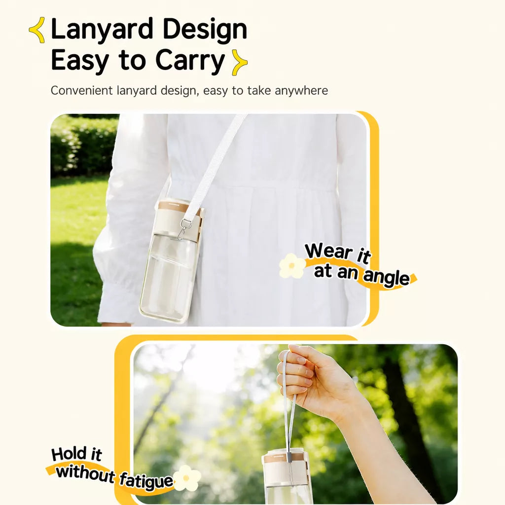 Portable Dog Water Bottle with Built-In Drinking Cup