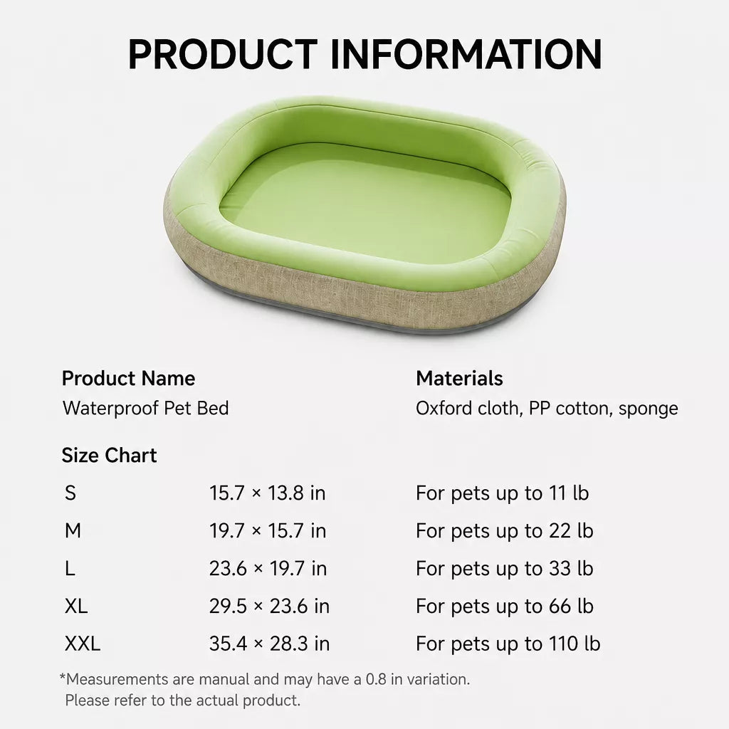 Sofa-Style Dog Bed for Small to Medium Dogs