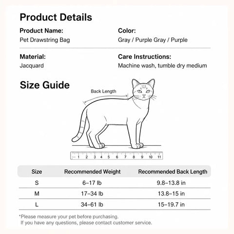 Cat Grooming Restraint Wrap for Nail Trimming