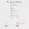 Compact Cat Tree with Space Capsule Hideaway