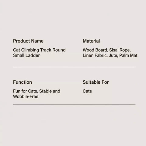 Oval Sisal Cat Tree with Integrated Scratcher and Bed