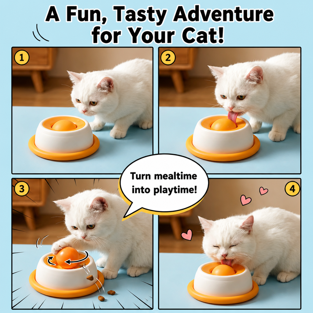 Interactive Lick Mat & Slow Feeder Toy for Dogs and Cats