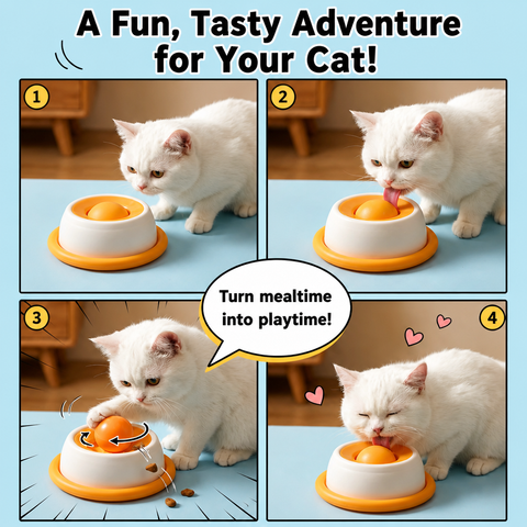 Interactive Lick Mat & Slow Feeder Toy for Dogs and Cats