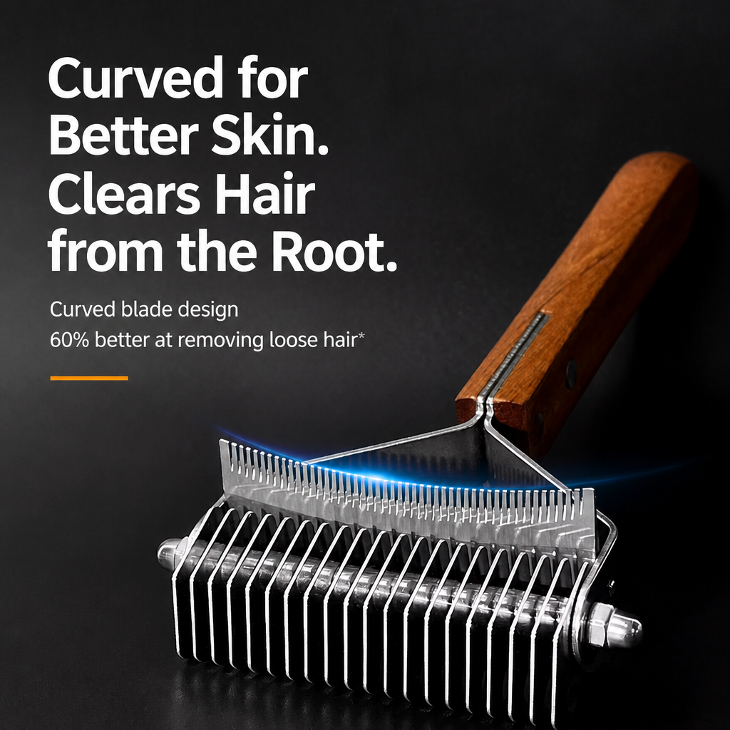 Double-Sided Dematting Comb for Dogs and Cats